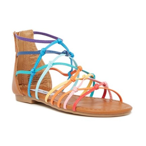 Steve Madden Other - Steve Madden Mystic Rainbow Gladiator Sandals Girl